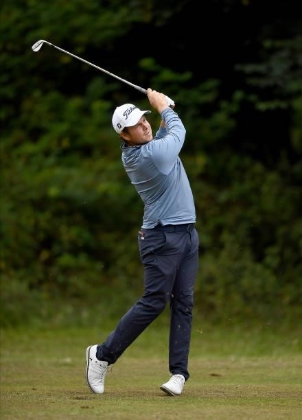 Lars van Meijel of the Netherlands on the 17th hole during Day Two of The ISPS HANDA World Invitational at Galgorm Spa & Golf Resort on July 30, 2021...
