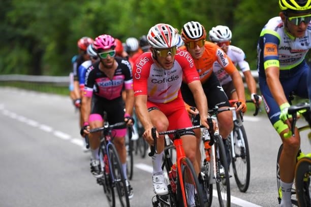 Emmanuel Morin of France and Team Cofidis during the 33rd Tour de l'Ain 2021, Stage 3 a 125km stage from Izernore to Lélex Monts-Jura 900m /...