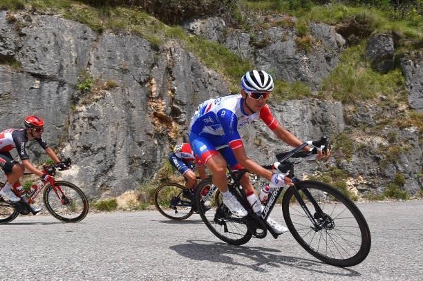 Rudy Molard of France and Team Groupama - FDJ during the 33rd Tour de l'Ain 2021, Stage 3 a 125km stage from Izernore to Lélex Monts-Jura 900m /...
