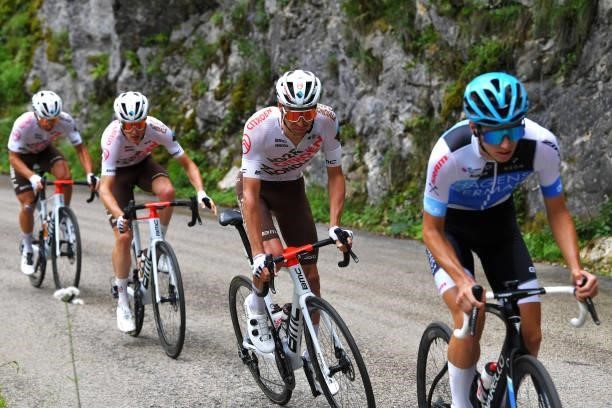 Aurélien Paret-Peintre of France and AG2R Citröen Team during the 33rd Tour de l'Ain 2021, Stage 3 a 125km stage from Izernore to Lélex Monts-Jura...
