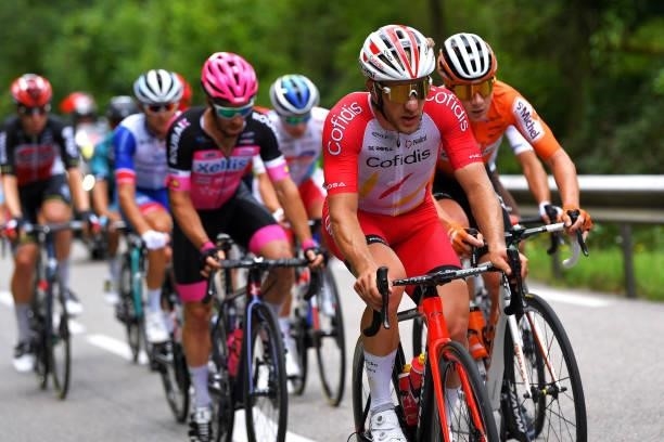 Emmanuel Morin of France and Team Cofidis during the 33rd Tour de l'Ain 2021, Stage 3 a 125km stage from Izernore to Lélex Monts-Jura 900m /...