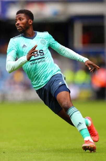 Kelechi Iheanacho of Leicester City in action during the Pre-season Friendly between Queens Park Rangers and Leicester City at The Kiyan Prince...