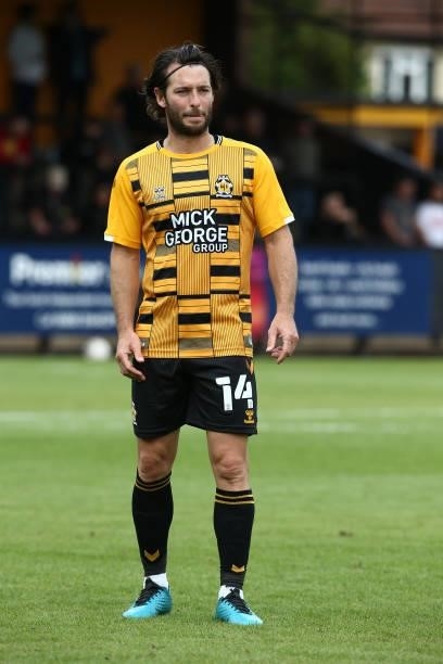 Wes Hoolahan of Cambridge United in action during the Pre Season Friendly match between Cambridge United and Northampton Town at Abbey Stadium on...