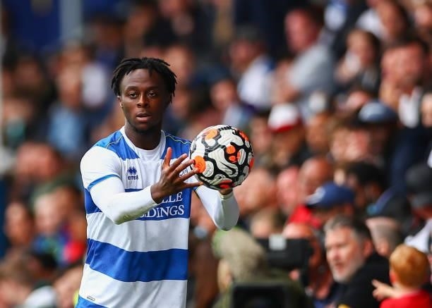 Moses Odubajo of Queens Park Rangers looks on during the Pre-Season Friendly match between Queens Park Rangers and Leicester City at The Kiyan Prince...