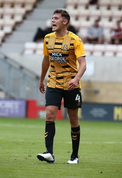 Paul Digby of Cambridge United in action during the Pre Season Friendly match between Cambridge United and Northampton Town at Abbey Stadium on July...