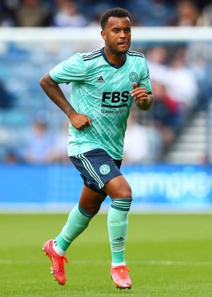 Ryan Bertrand of Leicester City runs without the ball during the Pre-Season Friendly match between Queens Park Rangers and Leicester City at The...