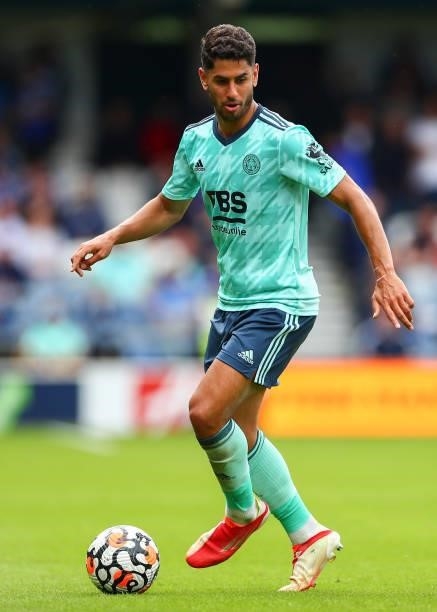 Ayoze Perez of Leicester City runs with the ball during the Pre-Season Friendly match between Queens Park Rangers and Leicester City at The Kiyan...