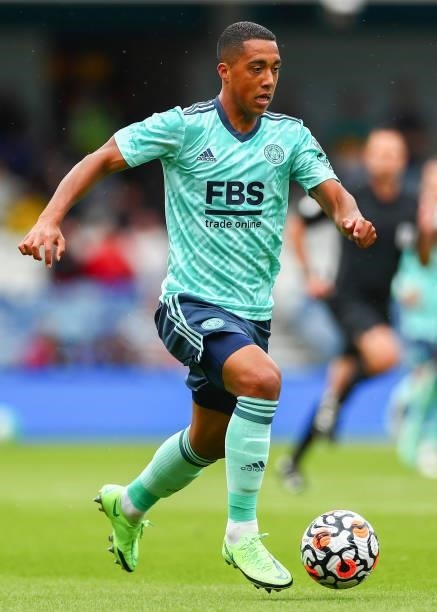 Youri Tielemans of Leicester City runs with the ball during the Pre-Season Friendly match between Queens Park Rangers and Leicester City at The Kiyan...