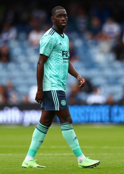 Boubakary Soumare of Leicester City looks on during the Pre-Season Friendly match between Queens Park Rangers and Leicester City at The Kiyan Prince...