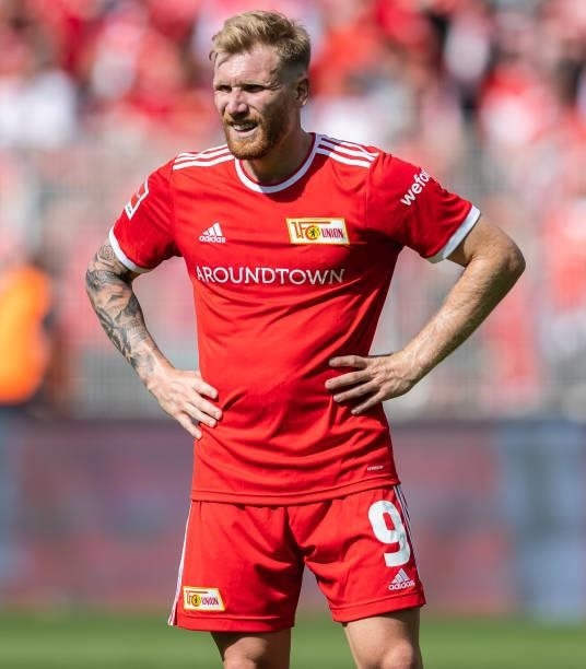 Andreas Voglsammer of 1.FC Union Berlin looks on during the pre-season friendly match between 1. FC Union Berlin and Athletic Bilbao at Stadion An...