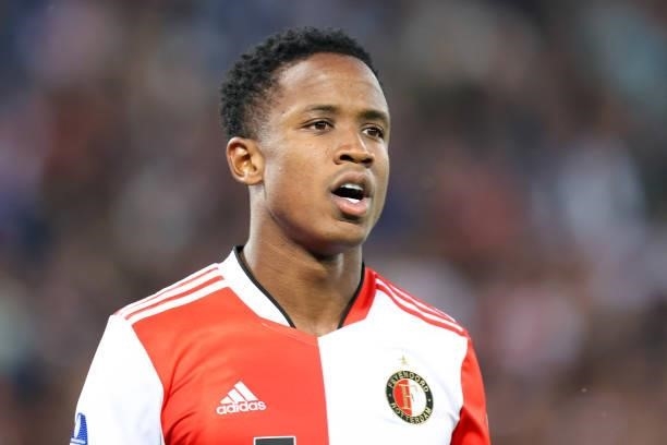 Luis Sinisterra of Feyenoord during the UEFA Europa Conference League second Qualifying Round: Second Leg match between Feyenoord and FC Drita at de...