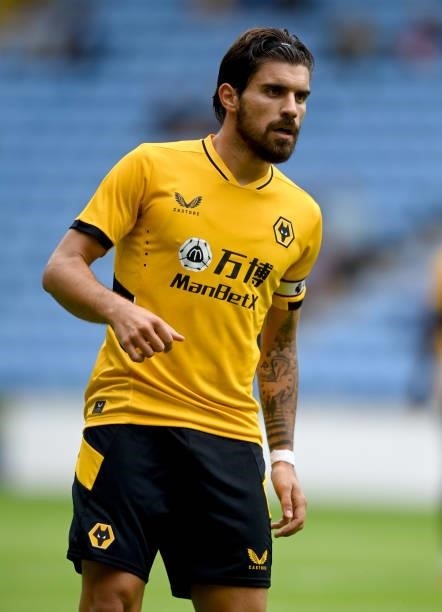 Ruben Neves of Wolverhampton in action during the Coventry City v Wolverhampton Wanderers pre-season friendly at Coventry Building Society Arena on...