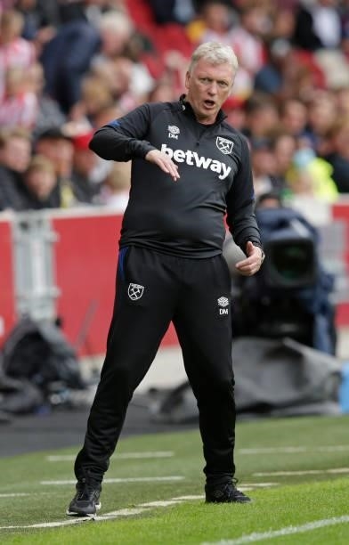 West Ham United manager David Moyes during the pre season friendly match between Brentford and West Ham United at Brentford Community Stadium on July...
