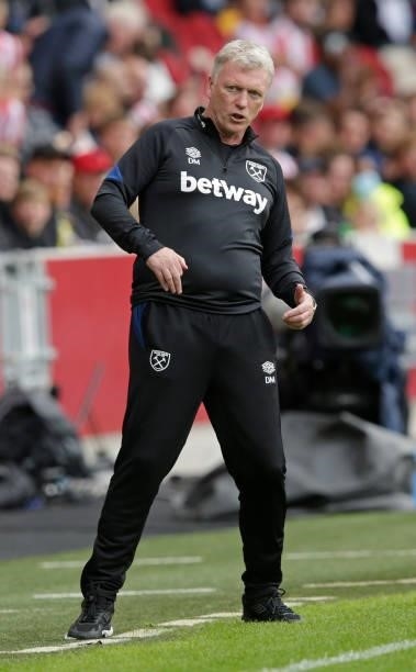West Ham United manager David Moyes during the pre season friendly match between Brentford and West Ham United at Brentford Community Stadium on July...