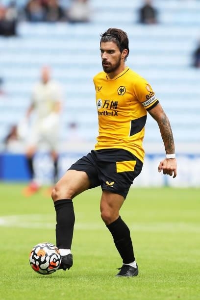 Ruben Neves of Wolverhampton Wanderers runs with the ball during the Pre-Season Friendly between Coventry City and Wolverhampton Wanderers at Ricoh...