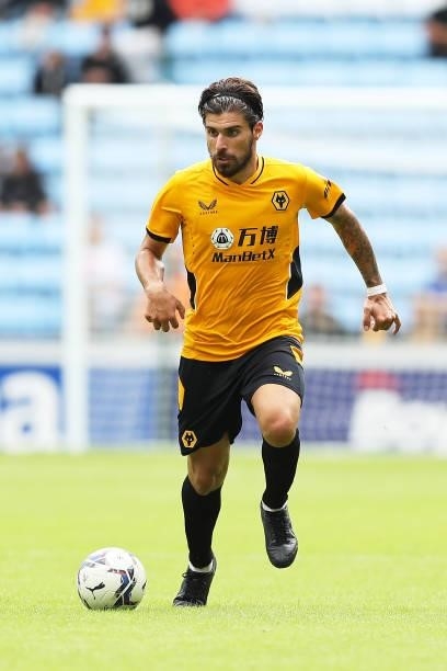 Ruben Neves of Wolverhampton Wanderers runs with the ball during the Pre-Season Friendly between Coventry City and Wolverhampton Wanderers at Ricoh...