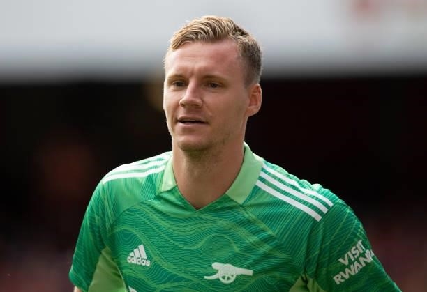 Bernd Leno of Arsenal during the Pre Season Friendly between Arsenal and Chelsea at Emirates Stadium on August 1, 2021 in London, England.
