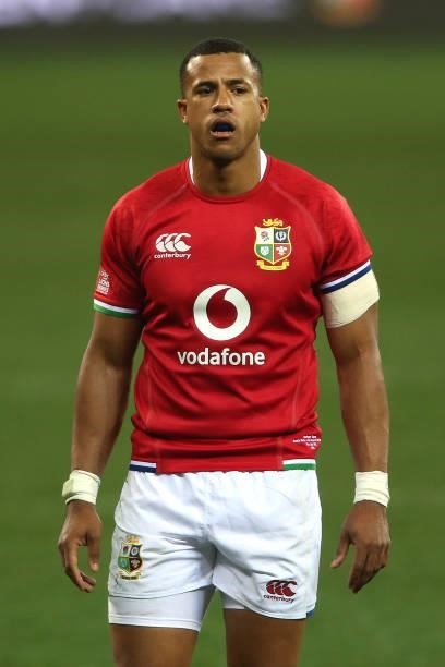 Anthony Watson of the British & Irish Lions during the second test between South Africa and the British & Irish Lions at FNB Stadium on July 31, 2021...