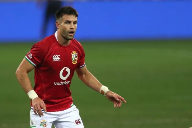Conor Murray of the British & Irish Lions during the second test between South Africa and the British & Irish Lions at FNB Stadium on July 31, 2021...
