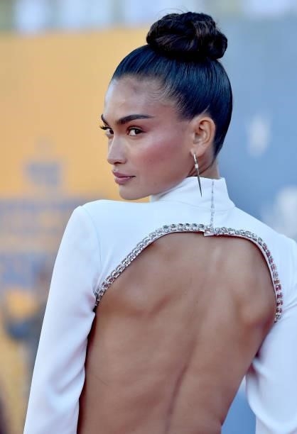 Kelly Gale attends Warner Bros. Premiere of "The Suicide Squad
