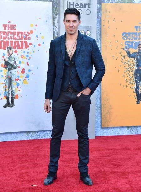 Lewis Tan attends Warner Bros. Premiere of "The Suicide Squad