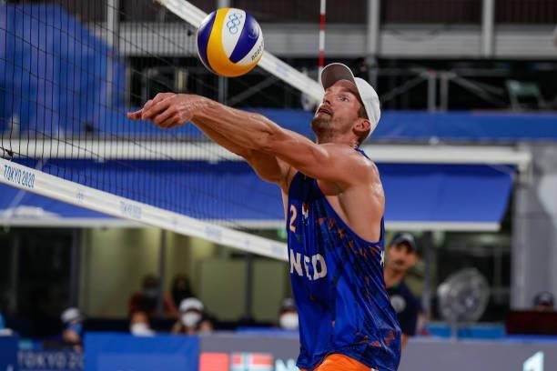 Robert Meeuwsen of the Netherlands competing on Men's Round 16 during the Tokyo 2020 Olympic Games at the Shiokaze Park on August 1, 2021 in Tokyo,...