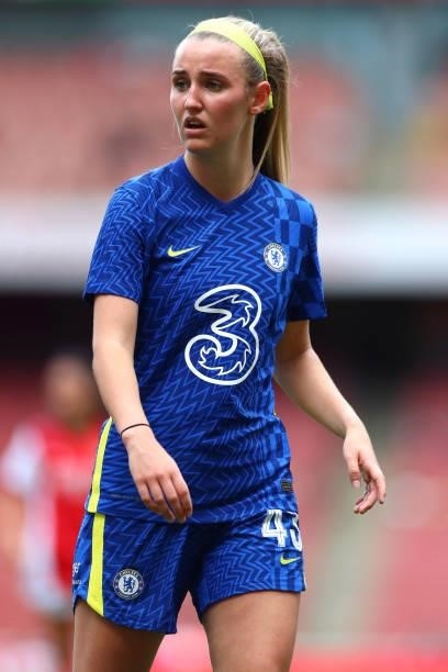 Amelie Darey of Chelsea during the Pre Season Friendly between Arsenal and Chelsea at Emirates Stadium on August 01, 2021 in London, England.