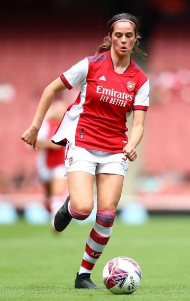 Alex Hennessy of Arsenal during the Pre Season Friendly between Arsenal and Chelsea at Emirates Stadium on August 01, 2021 in London, England.