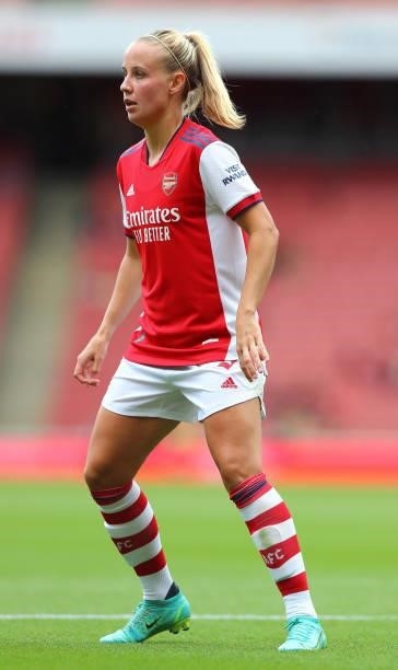 Beth Mead of Arsenal during the Pre Season Friendly between Arsenal and Chelsea at Emirates Stadium on August 01, 2021 in London, England.