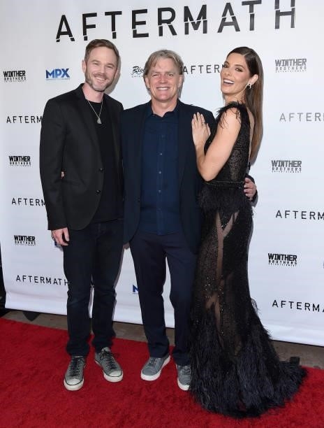 Shawn Ashmore, Peter Winther and Ashley Greene attend the Los Angeles Premiere of "Aftermath
