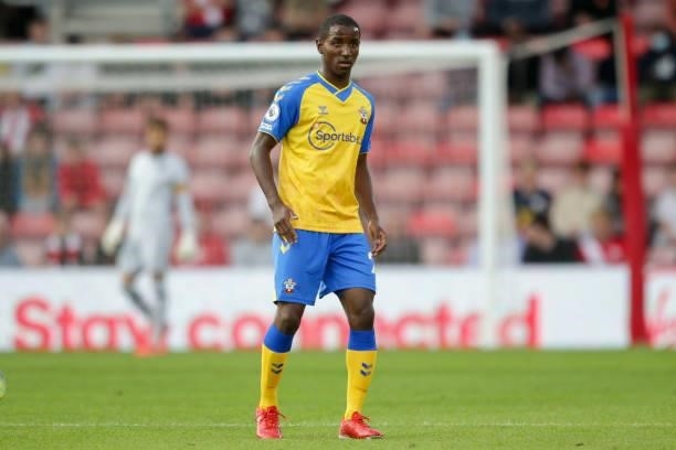 Ibrahima Diallo of Southampton during a pre-season friendly between Southampton FC and Levante UD at St Mary's Stadium on August 04, 2021 in...