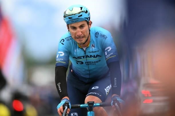Fabio Felline of Italy and Team Astana – Premier Tech at finish line during the 8th Arctic Race Of Norway 2021, Stage 1 a 142,5km stage from Tromsø...