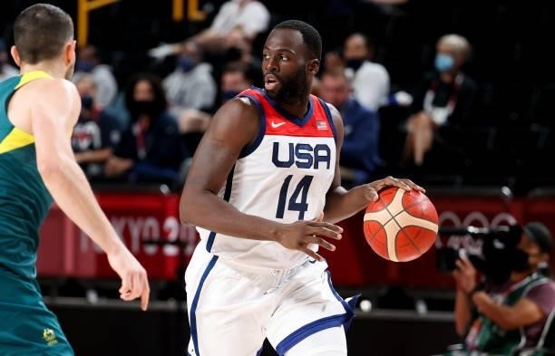 Draymond Green of USA during the Men's Semifinal Basketball game between United States and Australia on day thirteen of the Tokyo 2020 Olympic Games...