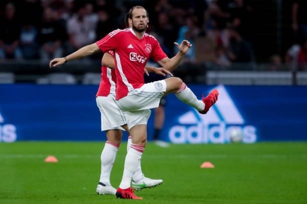 Daley Blind of Ajax during the Pre-season Friendly match between Ajax and Leeds United at the Johan Cruijff ArenA on August 4, 2021 in Amsterdam,...
