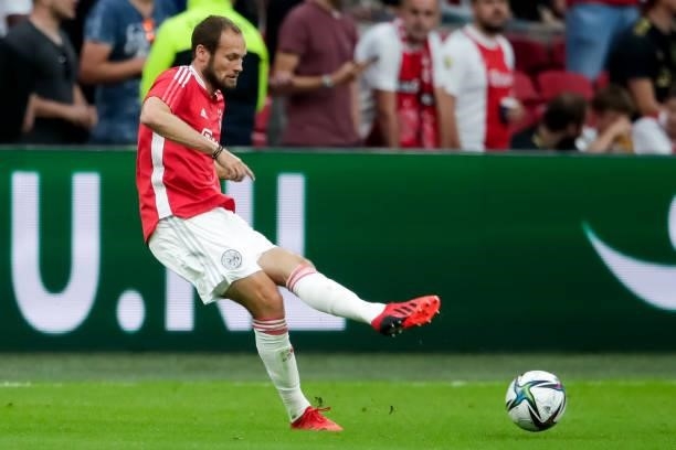 Daley Blind of Ajax during the Pre-season Friendly match between Ajax and Leeds United at the Johan Cruijff ArenA on August 4, 2021 in Amsterdam,...