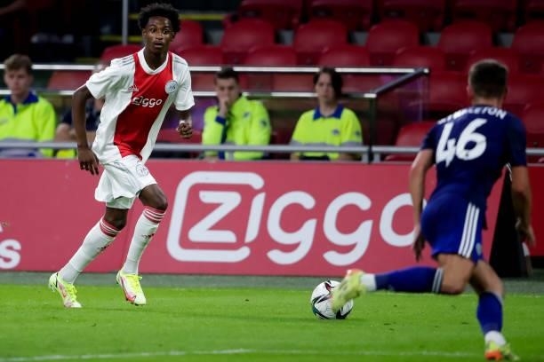 Ar Jany Martha of Ajax during the Pre-season Friendly match between Ajax and Leeds United at the Johan Cruijff ArenA on August 4, 2021 in Amsterdam,...