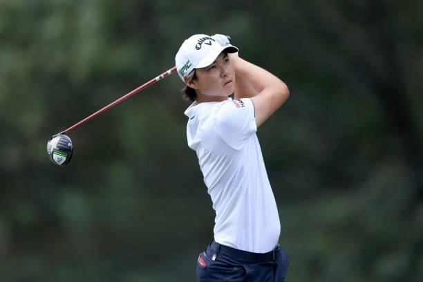 Min Woo Lee of Australia plays a shot on the seventh hole during the first round of the World Golf Championship-FedEx St Jude Invitational at TPC...