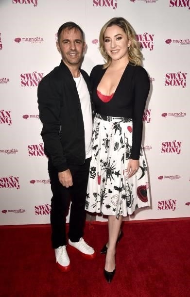 Roberto Orci and Adele Heather Taylor attend the premiere of Magnolia Pictures' "Swan Song