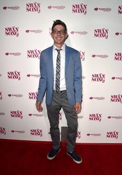 Eric Eisenbrey attends the premiere of Magnolia Pictures' "Swan Song