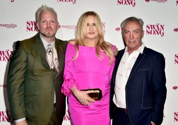 Todd Stephens, Jennifer Coolidge, and Udo Kier attends the premiere of Magnolia Pictures' "Swan Song