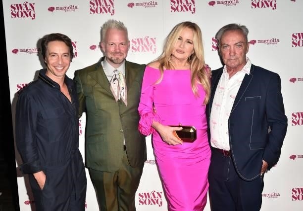 Jonah Blechman, Todd Stephens, Jennifer Coolidge, and Udo Kier attends the premiere of Magnolia Pictures' "Swan Song