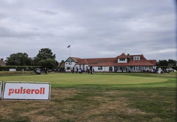 General view of the ninth green during the Rose Ladies Series at Scotscraig Golf Club on August 07, 2021 in Tayport, Scotland.