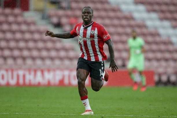 Michael Obafemi of Southampton during a pre-season friendly between Southampton FC and Athletic Bilbao at St Mary's Stadium on August 07, 2021 in...