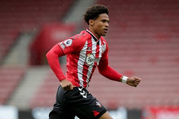 Oludare Olufunwa of Southampton during a pre-season friendly between Southampton FC and Athletic Bilbao at St Mary's Stadium on August 07, 2021 in...