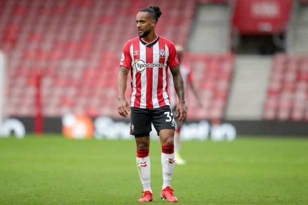 Theo Walcott of Southampton during a pre-season friendly between Southampton FC and Athletic Bilbao at St Mary's Stadium on August 07, 2021 in...