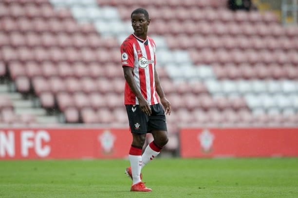 Ibrahima Diallo of Southampton during a pre-season friendly between Southampton FC and Athletic Bilbao at St Mary's Stadium on August 07, 2021 in...
