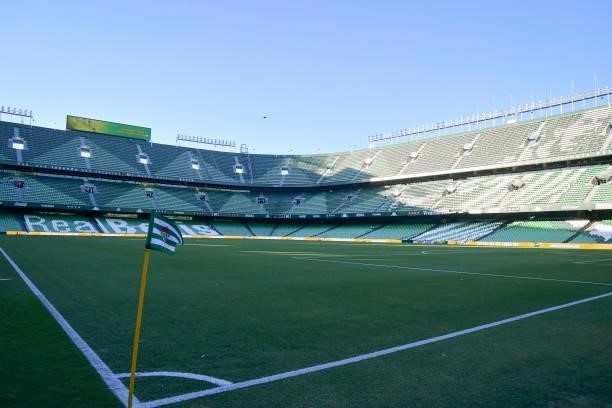 View of the stadium before the Unbeatables Cup at Estadio Benito Villamarin on August 07, 2021 in Seville, Spain.
