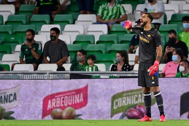Rui Patricio during the Unbeatables Cup at Estadio Benito Villamarin on August 07, 2021 in Seville, Spain.