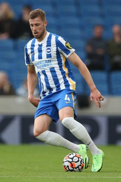Adam Webster of Brighton & Hove Albion on the ball during the Pre-Season Friendly match between Brighton & Hove Albion and Getafe at American Express...
