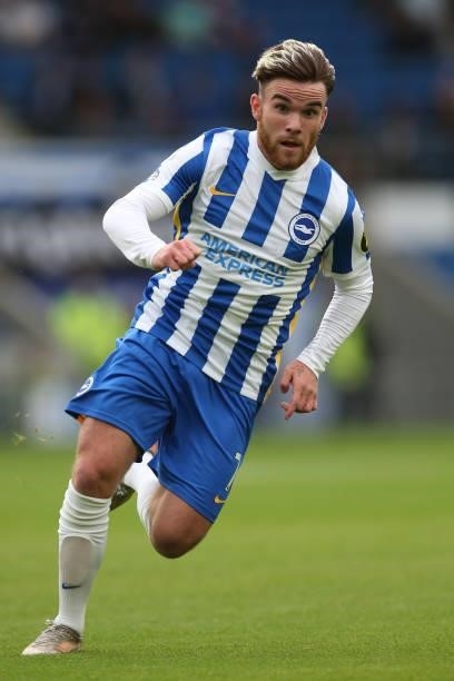 Aaron Connolly of Brighton & Hove Albion during the Pre-Season Friendly match between Brighton & Hove Albion and Getafe at American Express Community...